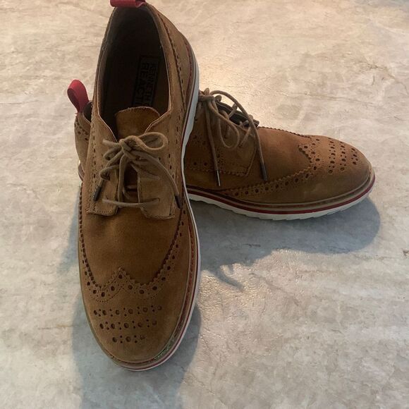 Kenneth Cole Suede Oxford Loafers - Picture 7 of 8